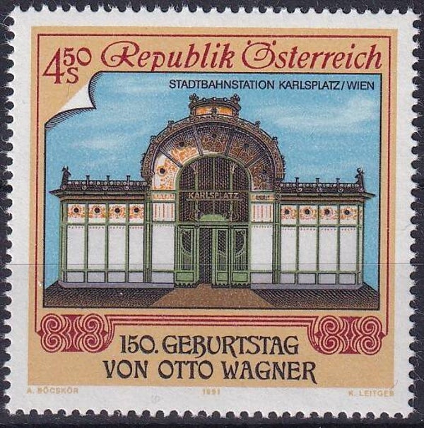 Oostenrijk - 1991 - Karlsplatz - Postfris