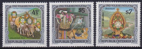 Oostenrijk - 1991 - Folklore - Postfris