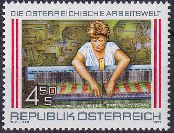 Oostenrijk - 1991 - Textiel - Postfris