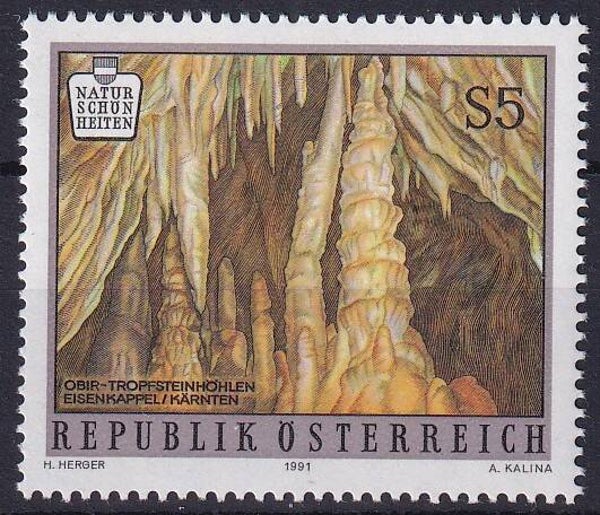 Oostenrijk - 1991 - Obir grotten - Postfris