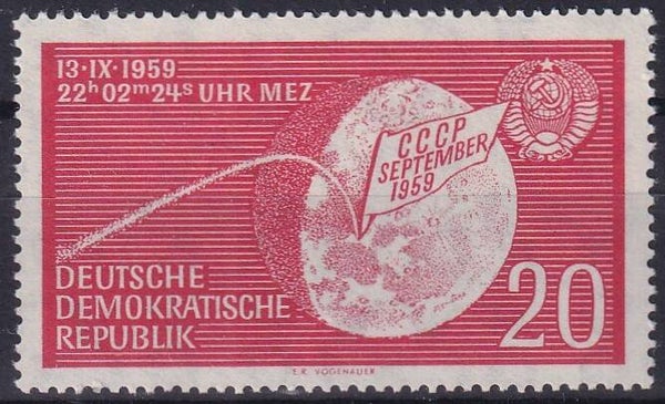 DDR - 1959 - Maanlanding - Postfris
