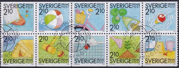 Zweden - 1989 - Zomer - Gestempeld ***