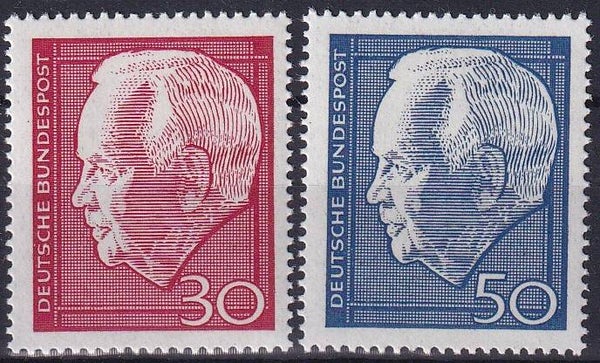 Duitsland - 1967 - President Lubke - Postfris
