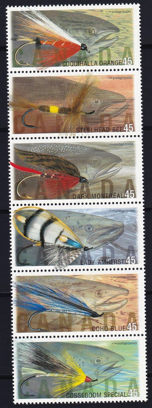 Canada - 1998 - Vissen - Postfris ***