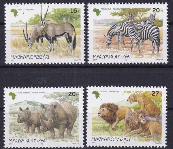 Hongarije - 1997 - Dieren - Postfris