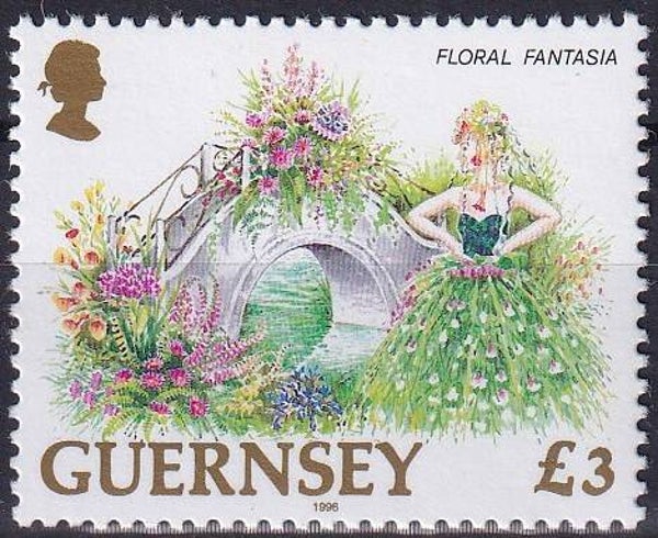 Guersney - 1996 - Bloemen - Postfris