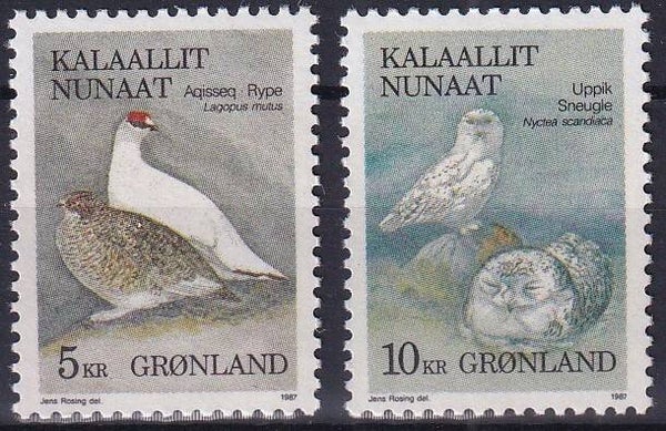 Groenland - 1987 - Vogels - Postfris