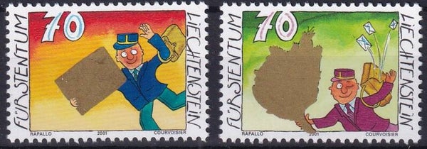 Liechtenstein - 2001 - Greetings - Postfris