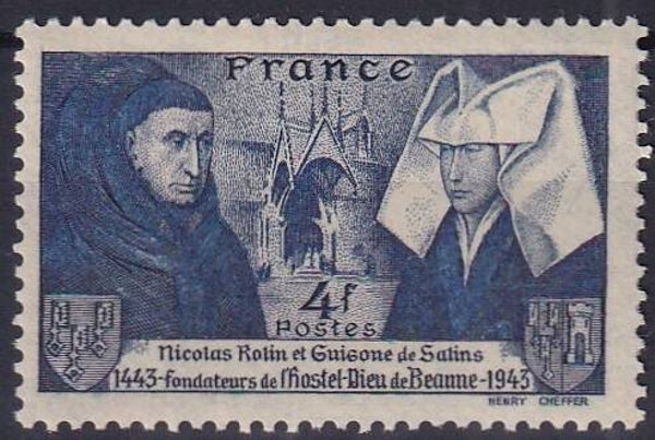 Frankrijk - 1943 - Hotel Dieu Beaune - Postfris