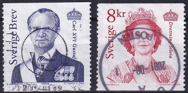 Zweden - 2000 - Koningspaar - Gestempeld