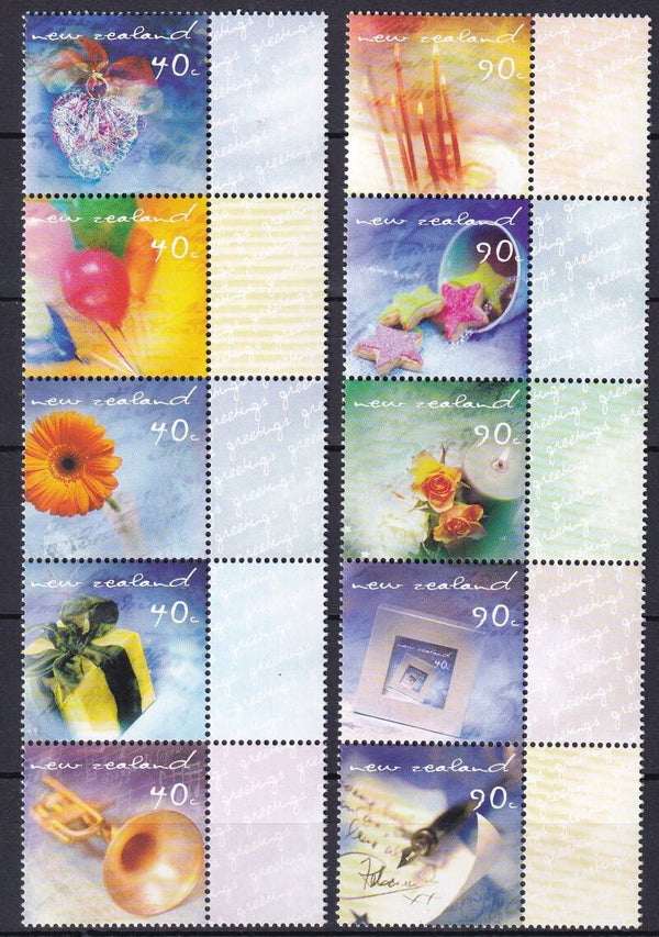 Nieuw Zeeland - 2001 - Greetings - Postfris