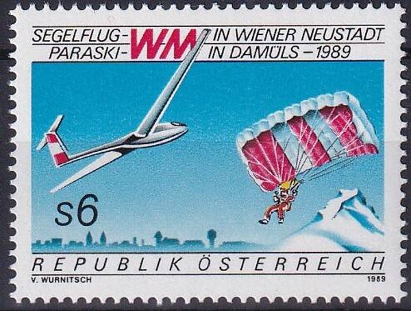 Oostenrijk - 1989 - Gliding - Postfris