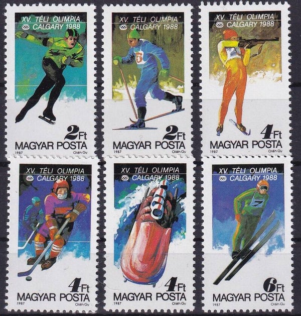 Hongarije - 1987 - Olympische spelen / Ongetand - Postfris