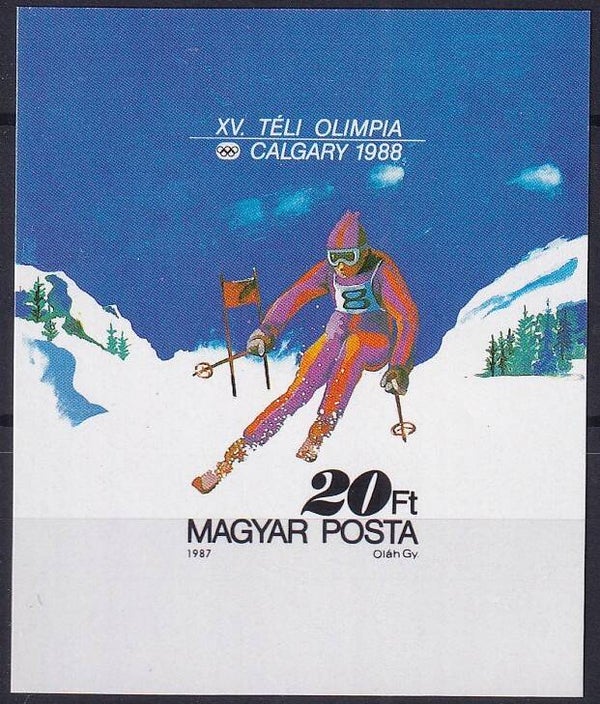 Hongarije - 1987 - Olympische spelen / Ongetand - Postfris