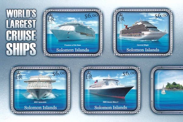 Salomon Islands - 2012 - Cruiseschepen - Postfris