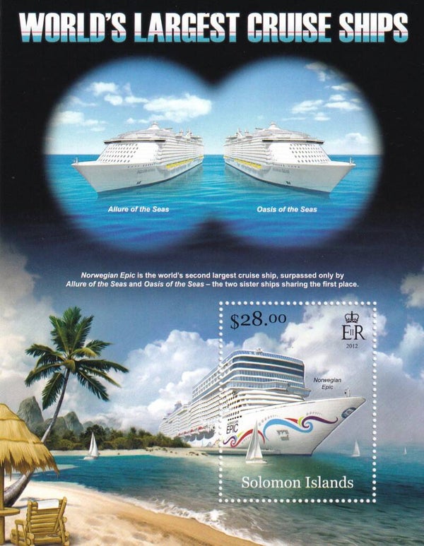 Salomon Islands - 2012 - Cruiseschepen - Postfris