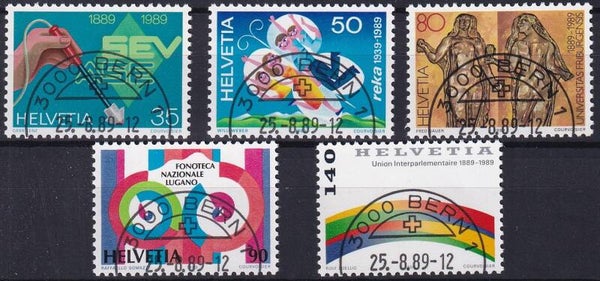 Zwitserland - 1989 - Mix - Gestempeld