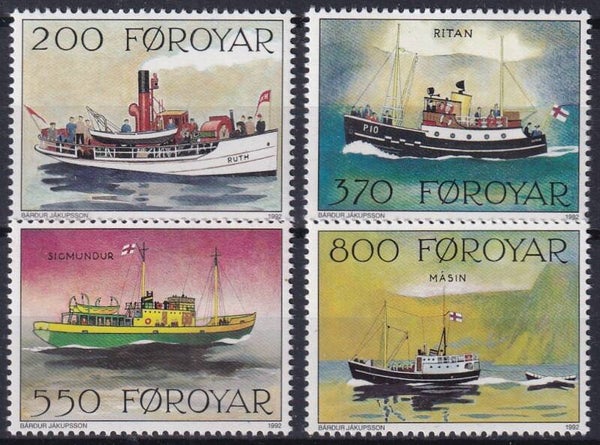 Faroer - 1992 - Postschepen - Postfris