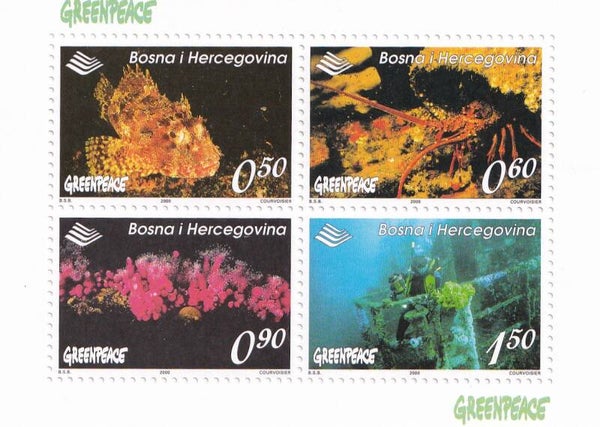 Bosnie Herzegovina - 2000 - Greanpeace - Postfris