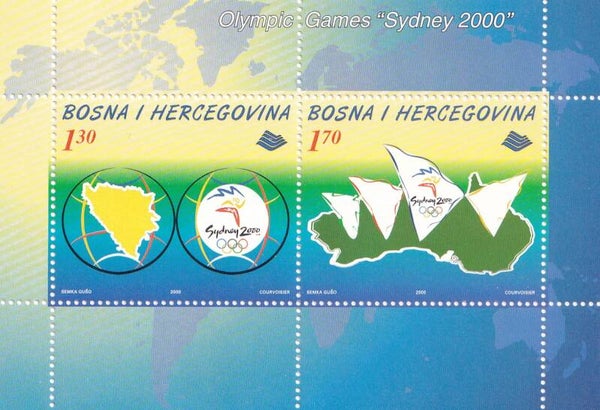 Bosnie Herzegovina - 2000 - Olympische spelen - Postfris