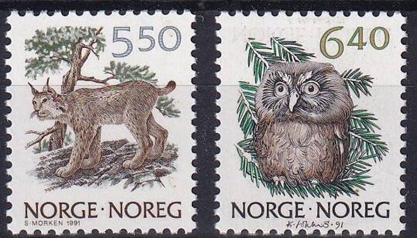 Noorwegen - 1991 - Dieren - Postfris