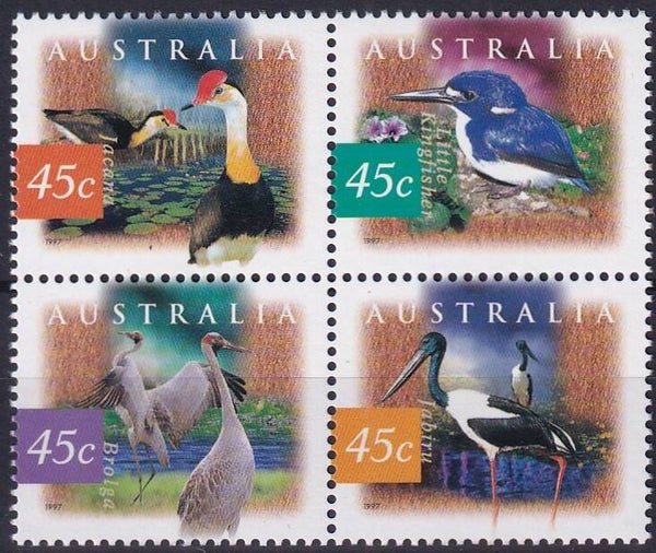 Australie - 1997 - Vogels - Postfris ***