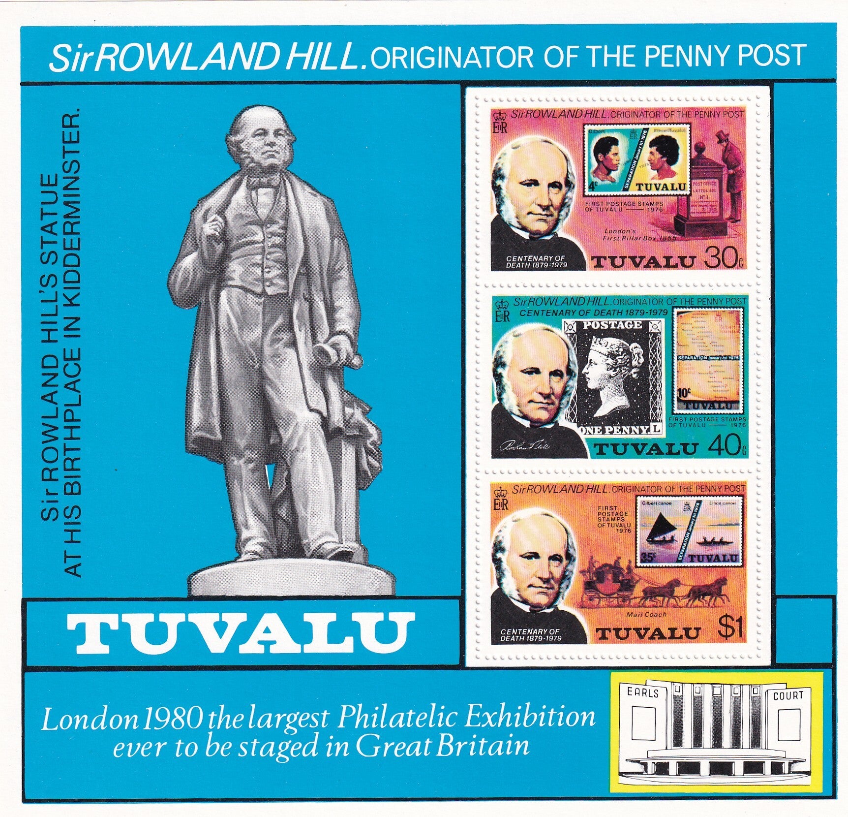 Tuvalu - 1979 - Sir Rowland Hill - Postfris