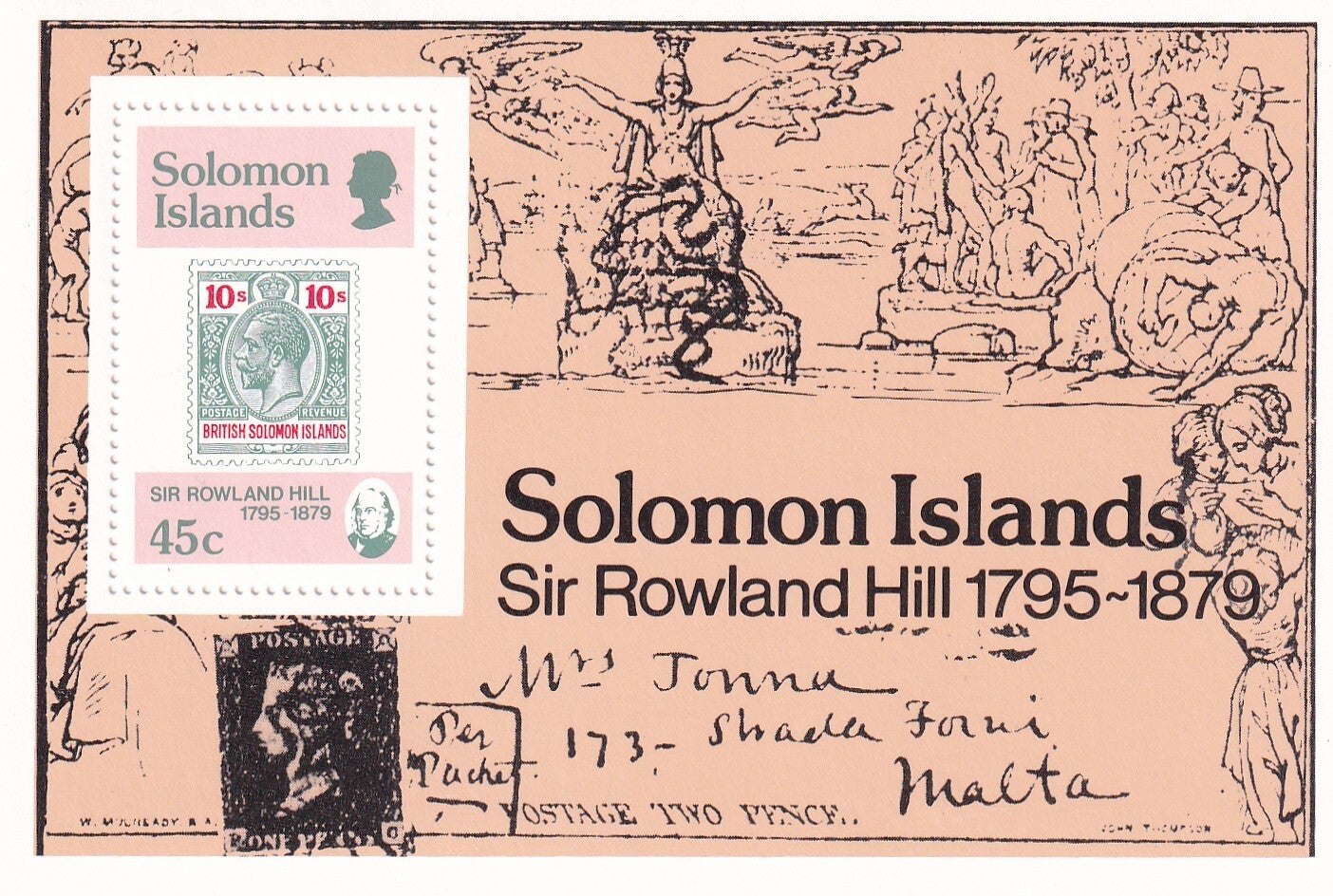 Salomon Islands - 1979 - Sir Rowland Hill - Postfris