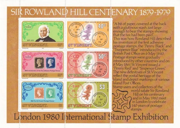 St Vincent - 1979 - Sir Rowland Hill - Postfris