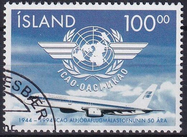 Ijsland - 1994 - ICAO - Gestempeld