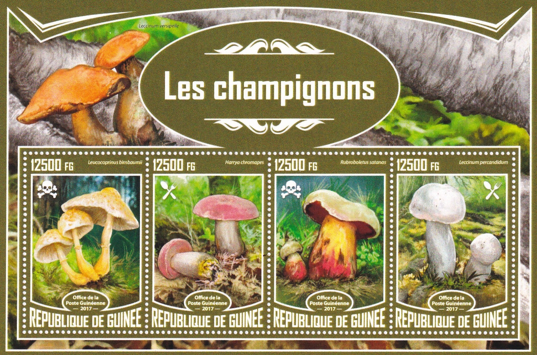 Guinee - 2017 - Paddestoelen - Postfris