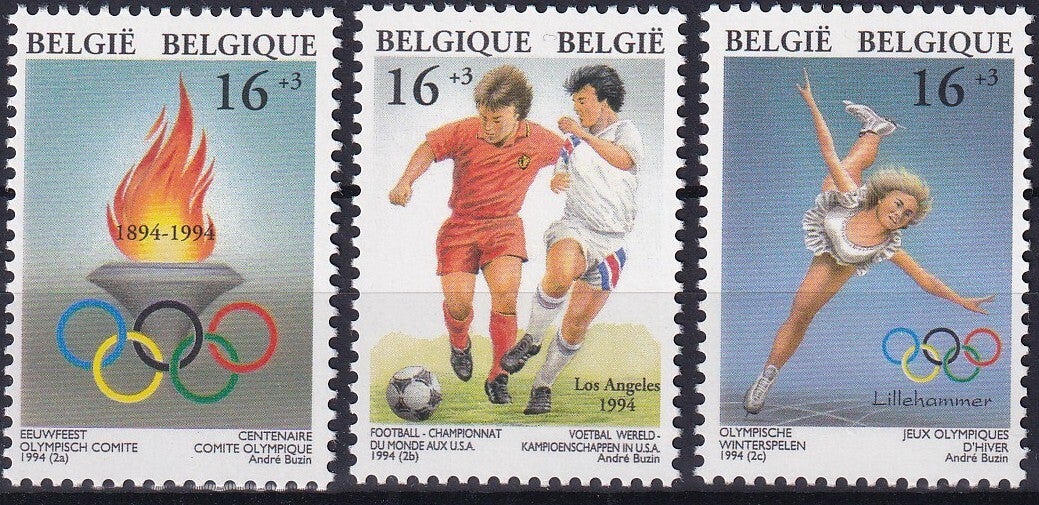 Belgie - 1994 - Voetbal / Olympische spelen - Postfris