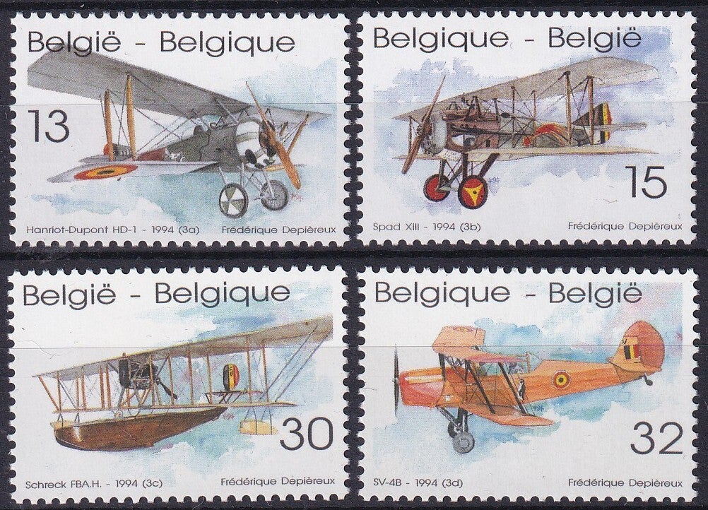 Belgie - 1994 - Vliegtuigen - Postfris