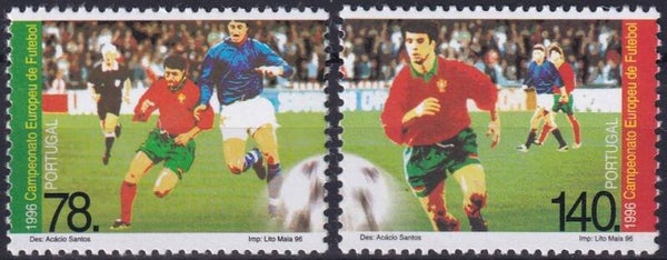 Portugal - 1996 - Europese meeloper / Voetbal - Postfris