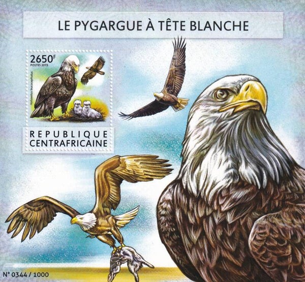 Centraal Afrika - 2015 - Roofvogels - Postfris