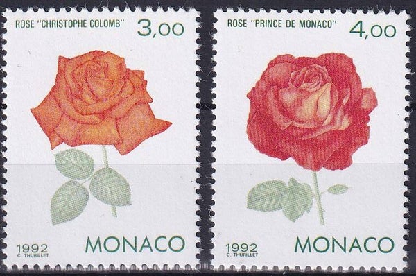 Monaco - 1992 - Rozen - Postfris