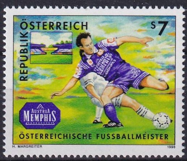 Oostenrijk - 1998 - Voetbal - Postfris