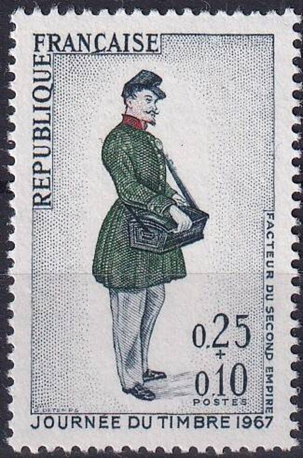 Frankrijk - 1967 - Postzegeldag - Postfris
