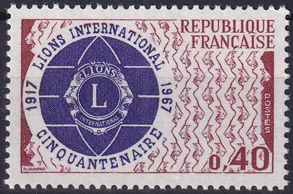 Frankrijk - 1967 - Lions Club - Postfris