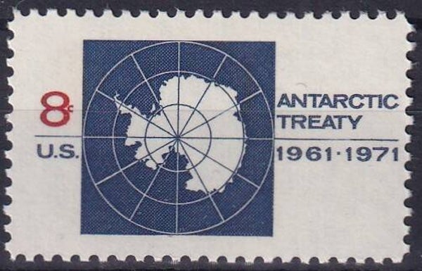 USA - 1971 - Antarctic Treaty - Postfris