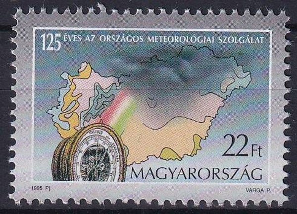 Hongarije - 1995 - Meteorologie - Postfris