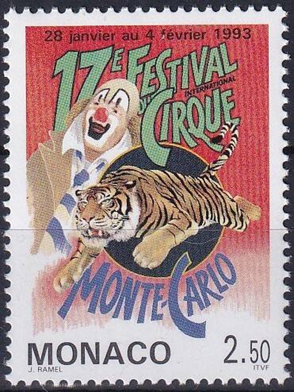Monaco - 1993 - Circus - Postfris