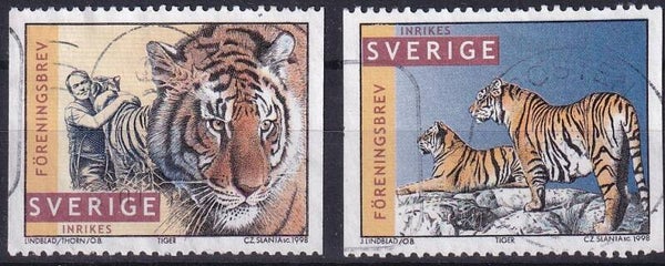 Zweden - 1998 - Tijgers - Gestempeld