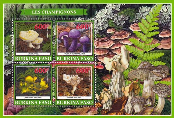 Burkina Faso - 2019 - Paddestoelen - Postfris