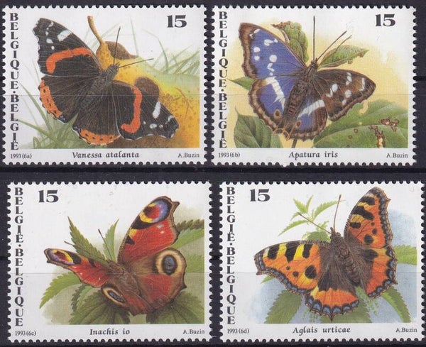 Belgie - 1993 - Vlinders - Postfris