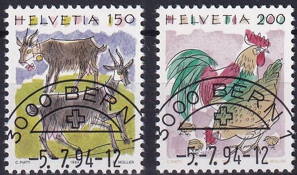 Zwitserland - 1994 - Definitives - Gestempeld