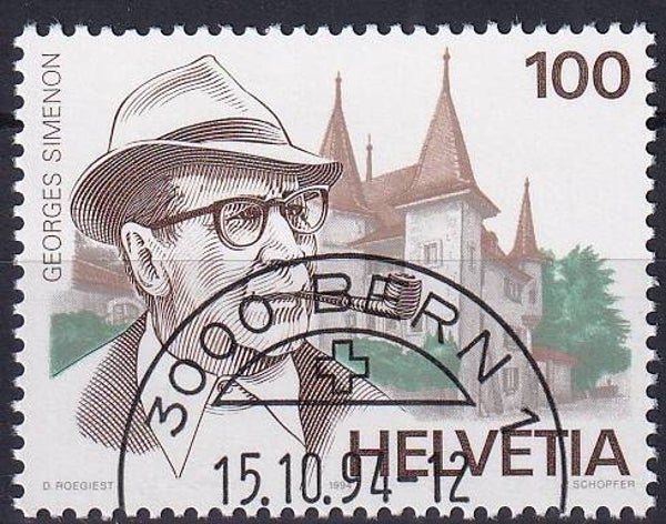 Zwitserland - 1994 - Simenon - Gestempeld