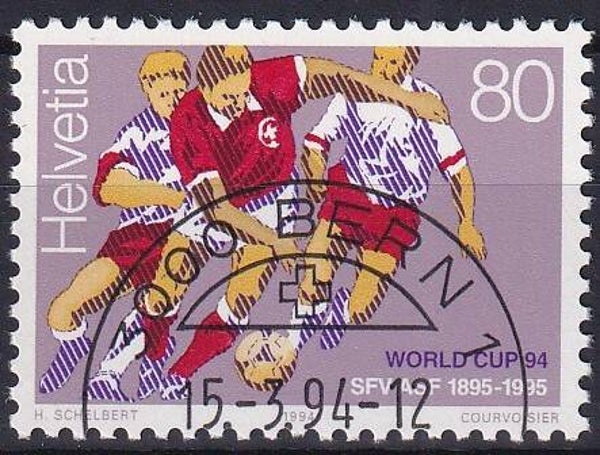 Zwitserland - 1994 - Voetbal - Gestempeld