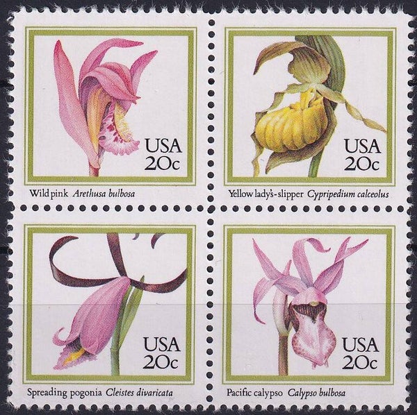 USA - 1984 - Orchidee - Postfris