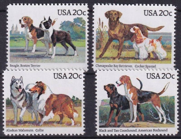 USA - 1984 - Honden - Postfris